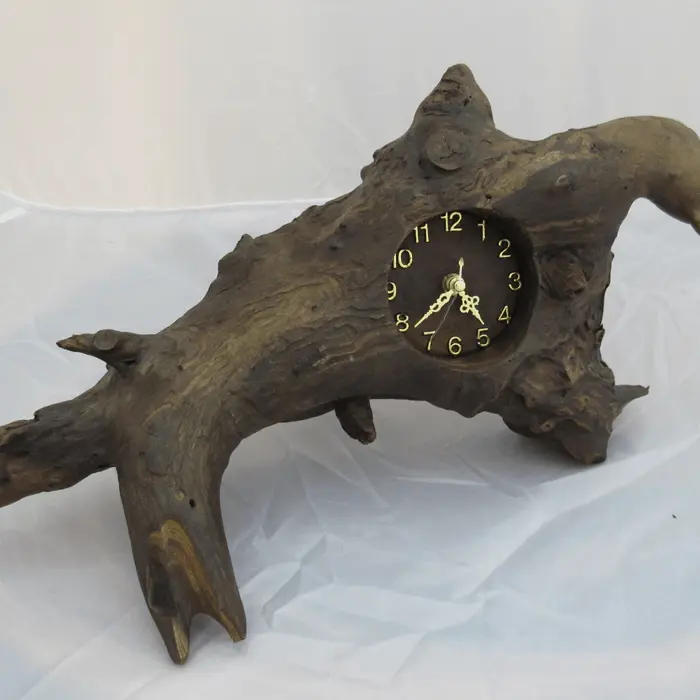 Teak clock