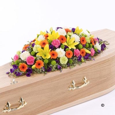 Vibrant Casket Spray *