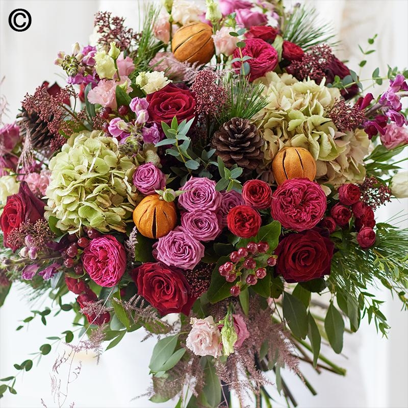 Online christmas shop flower arrangements